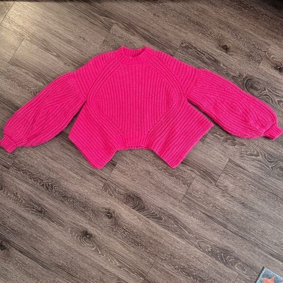Ulla Johnson Lucille Pullover In Fuchsia In Pink - Picture 1 of 8